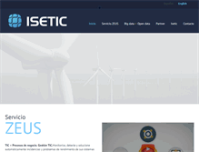 Tablet Screenshot of isetic.com